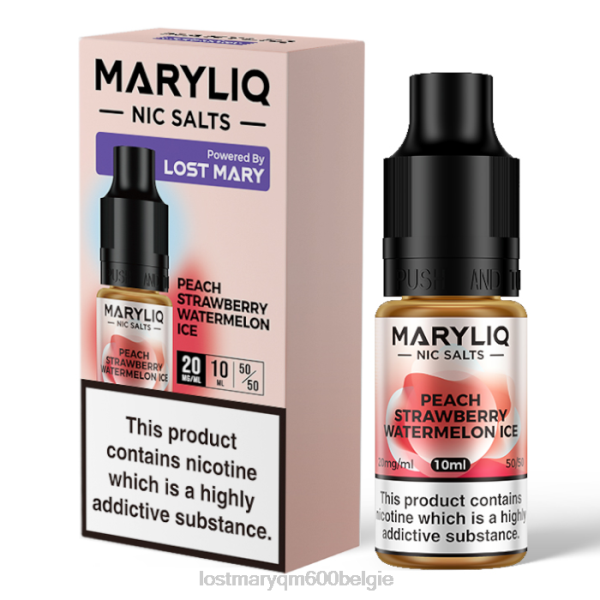 LOST MARY puffs verloren mary maryliq nic-zouten - 10 ml 48446213 perzik