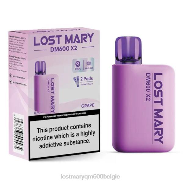 LOST MARY belgie verloren mary dm600 x2 wegwerpvape 48446192 druif