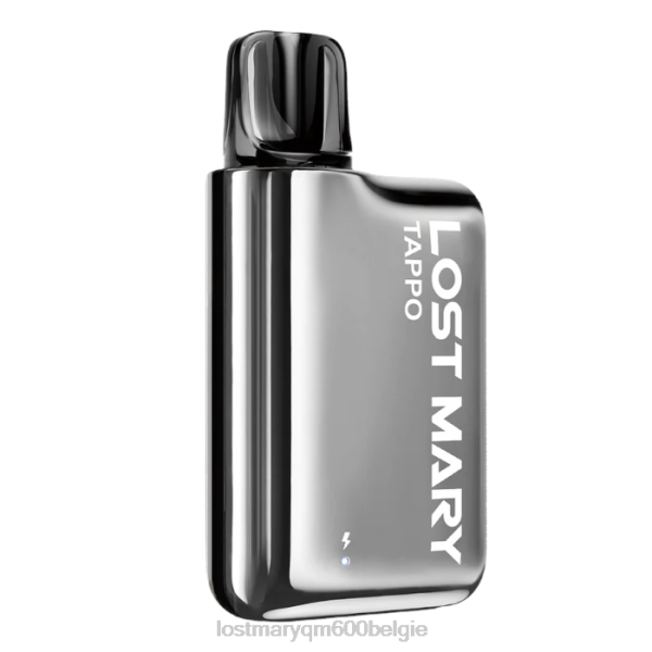 LOST MARY vape kopen belgie verloren mary tappo voorgevulde podkit - voorgevulde pod 48446174 zilver roestvrij staal + aardbeienijs