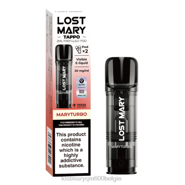 LOST MARY vape belgië verloren mary tappo voorgevulde peulen - 20 mg - 2 stuks 48446185 maryturbo