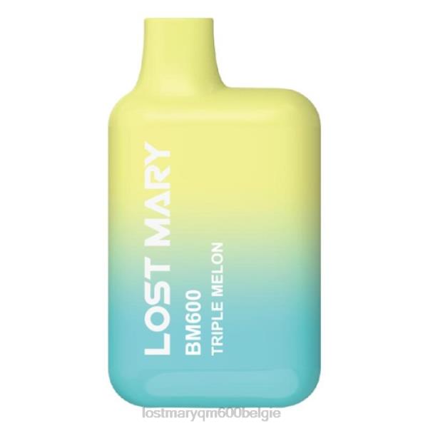 LOST MARY belgie verloren mary bm600 wegwerpvape 48446142 drievoudige meloen
