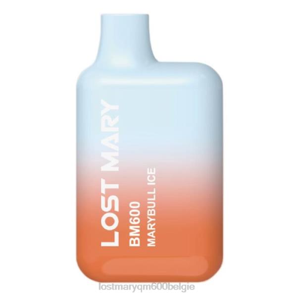 LOST MARY belgie verloren mary bm600 wegwerpvape 48446152 marybull-ijs