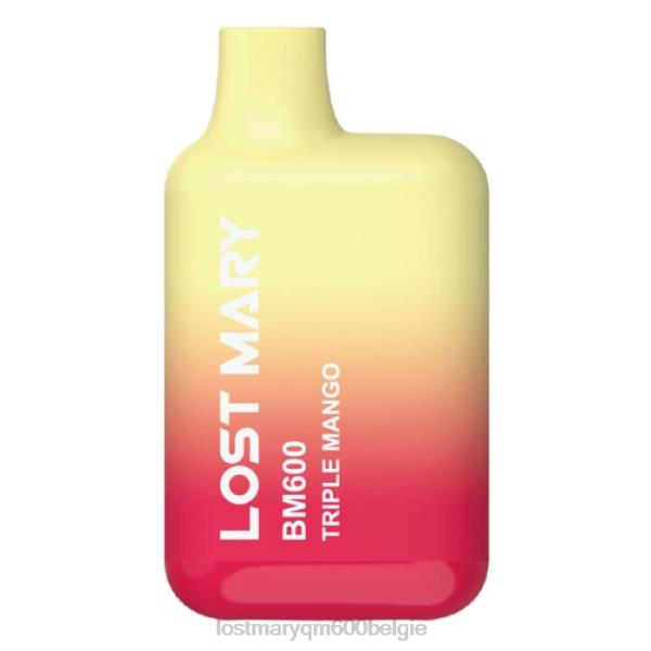 LOST MARY review verloren mary bm600 wegwerpvape 48446139 drievoudige mango