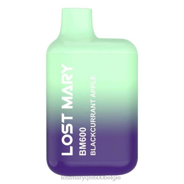 LOST MARY vape belgië verloren mary bm600 wegwerpvape 48446135 zwarte bessen appel