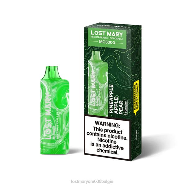 LOST MARY vape belgië verloren maria mo5000 4844655 ananas appel peer