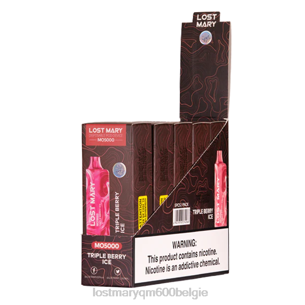LOST MARY vape belgië verloren maria mo5000 4844675 drievoudig bessenijs