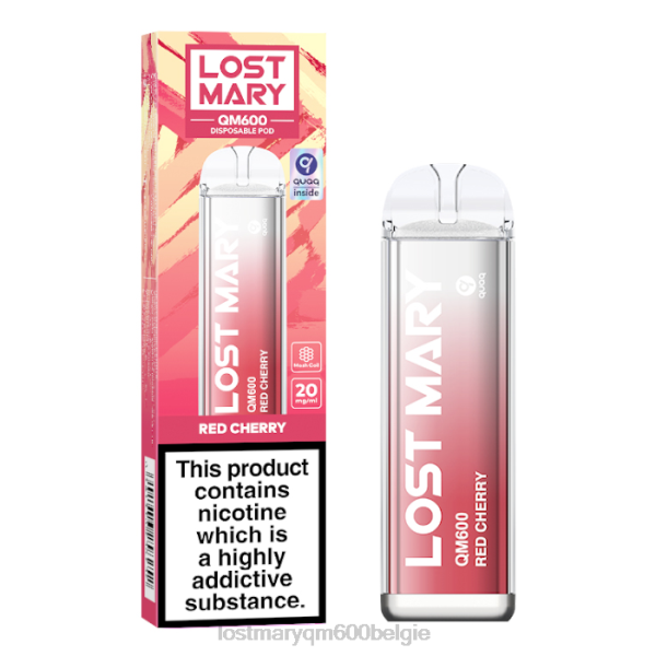 LOST MARY belgie verloren mary qm600 wegwerpvape 48446162 rode kers