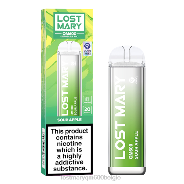 LOST MARY vape belgië verloren mary qm600 wegwerpvape 48446165 zure appel