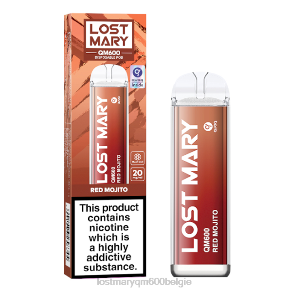 LOST MARY vape kopen belgie verloren mary qm600 wegwerpvape 48446164 rode mojito
